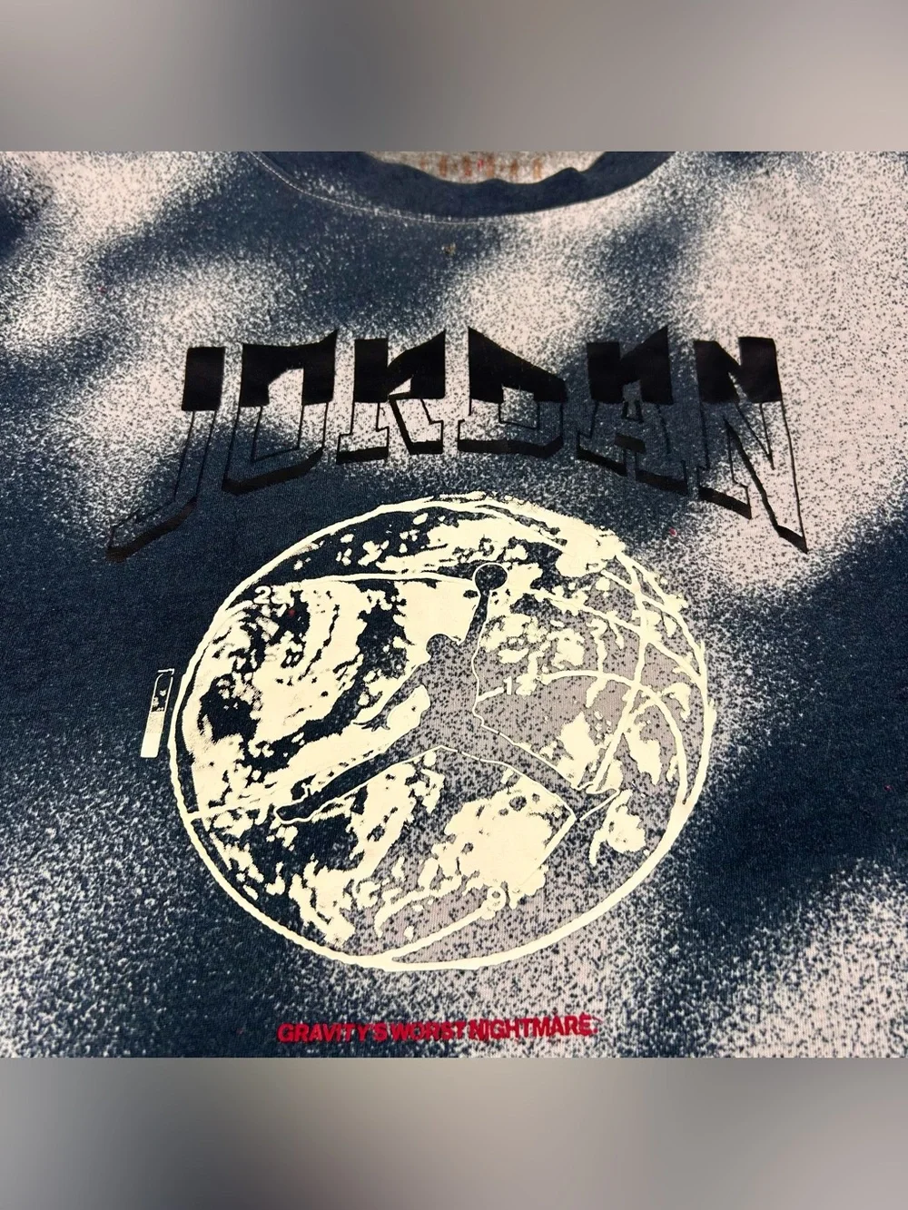 Jordan Sport Anthracite Dark Smoke Gray Graphic Tee Size XL #FB7448-066 Retro